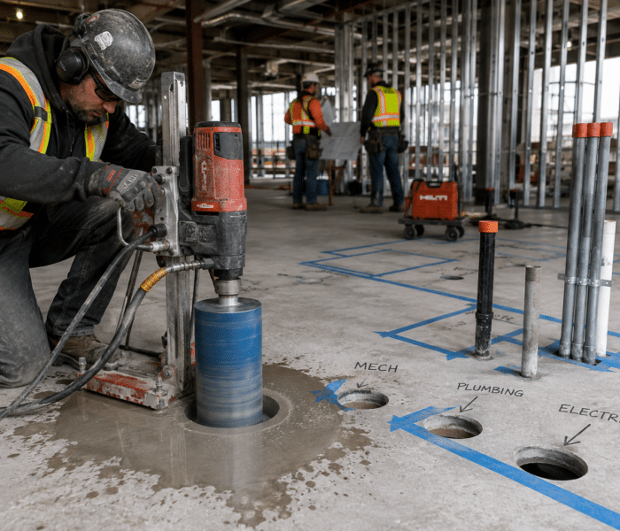 Core Drilling for Commercial Projects in London Ontario
